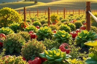 A picturesque sunlit field filled with fresh organic vegetables and fruits, highlighting the essence of wholesome nutrition.