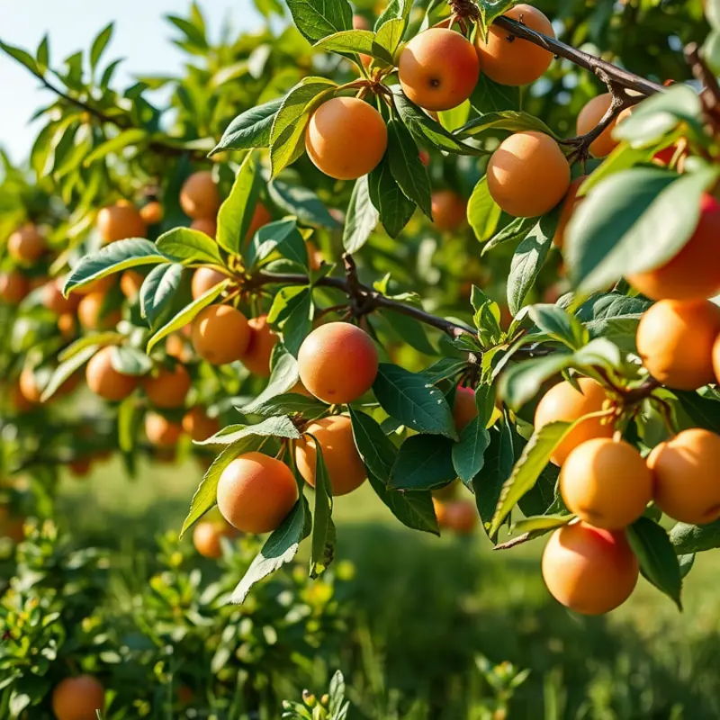 A lush field showcasing vibrant fruits and vegetables, representing fresh ingredients for cooking.
