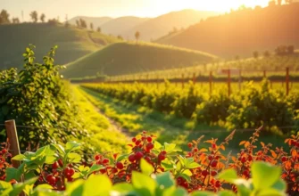 A vast field of vibrant organic vegetables and fruits under sunlight, showcasing healthy eating.