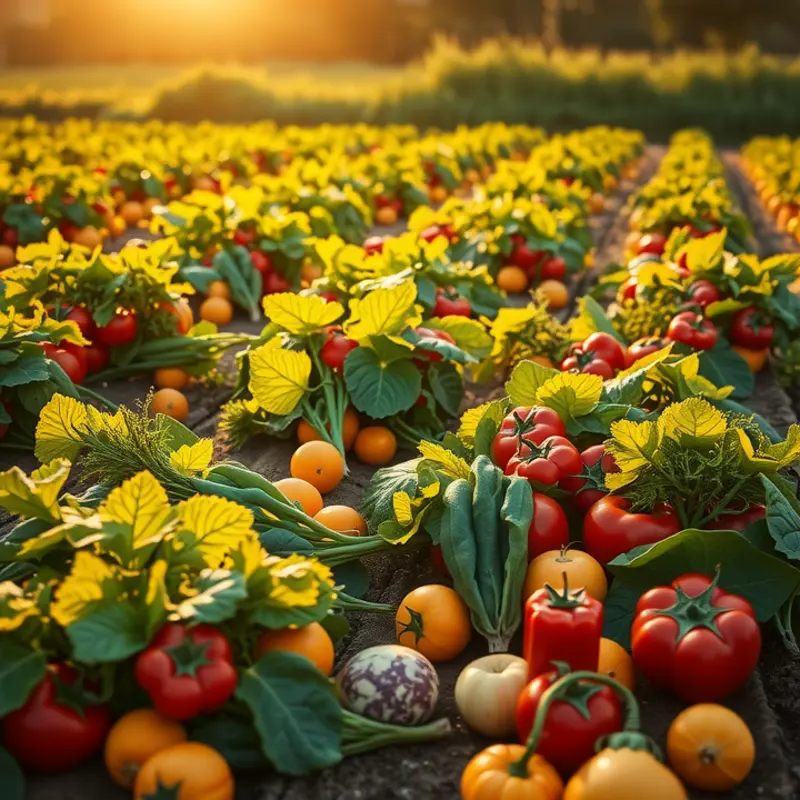 A natural landscape showcasing the abundance of healthy produce.