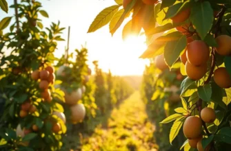 A picturesque field filled with vibrant fruits and vegetables under warm sunlight, highlighting the essence of fresh nutrition.