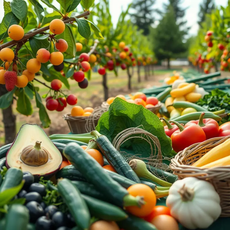 A peaceful orchard symbolizing the abundance of nature’s nutrients.
