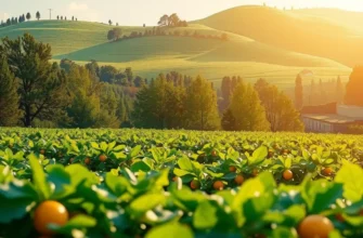 A vibrant organic field under the sun, representing fresh produce and a healthy lifestyle.