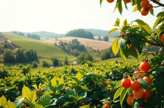 A stunning natural scene showcasing organic vegetables and fruits in a sunlit environment.