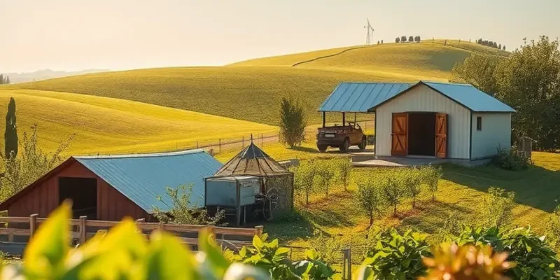 A vibrant field filled with organic fruits and vegetables, representing the essence of sustainable snacking.