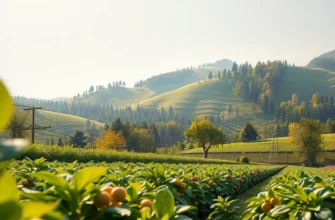 An idyllic sunlit orchard bursting with vegetables and fruits, showcasing the essence of healthy eating.