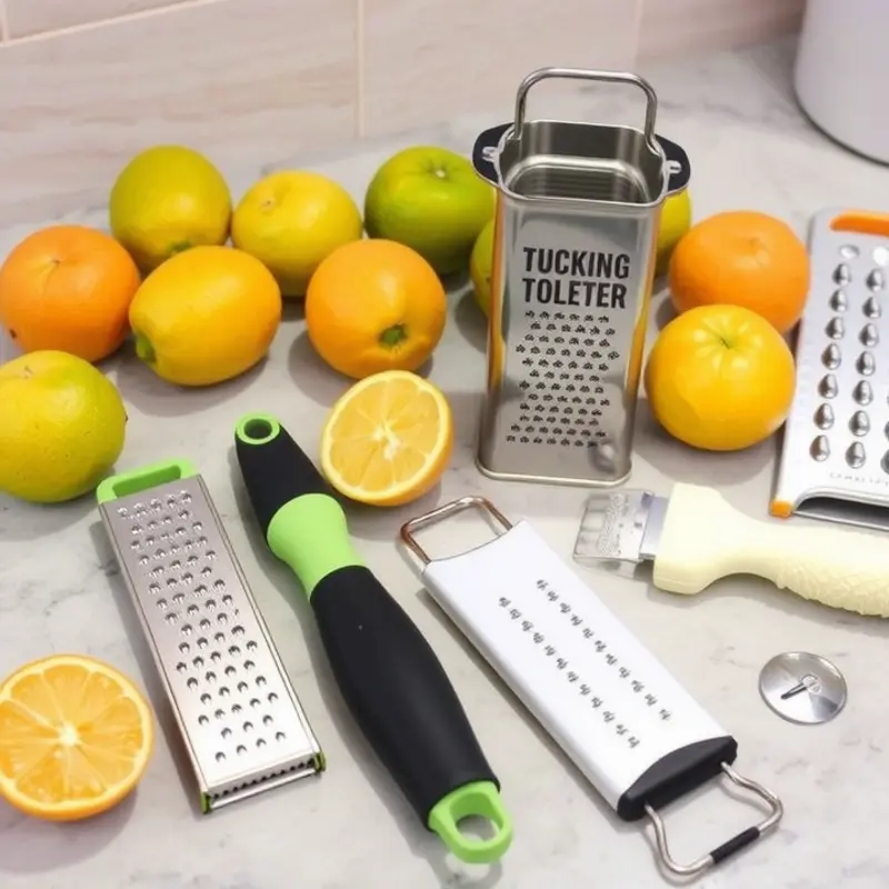 Essential tools for efficient zesting of citrus fruits.