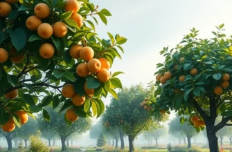 A vibrant field full of organic fruits and vegetables basking in sunlight, representing the natural resources for traditional drinks.