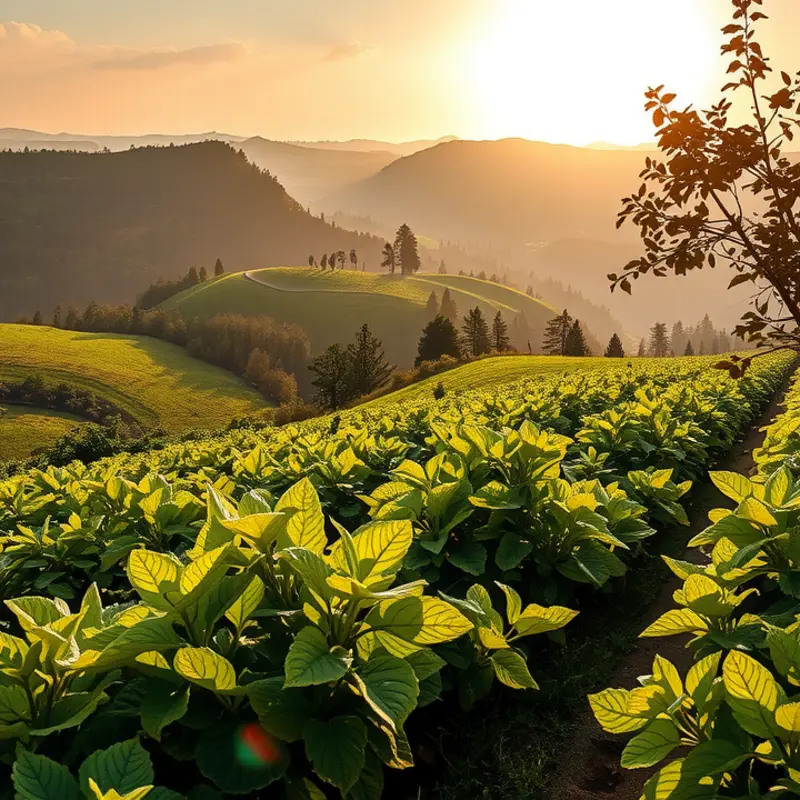 A vibrant orchard representing the concept of fresh produce and nutrition.