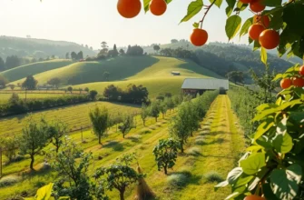 A lush sunlit field depicting an abundance of organic vegetables and fruits, representing healthy eating choices.