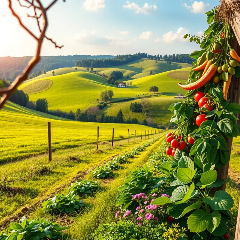 A lush field representing the natural abundance of carbohydrate-rich foods.