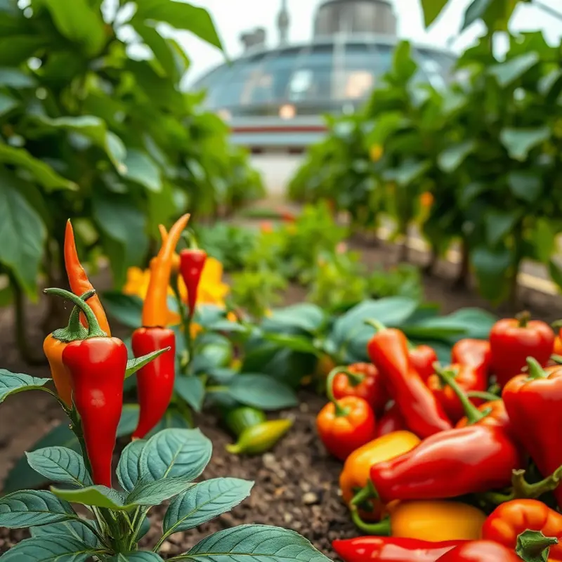 A sunlit field abundant with fresh organic produce, symbolizing a healthy diet.