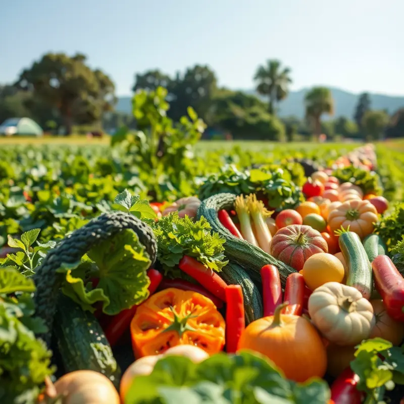 A sunlit field representing the abundance of natural and organic ingredients.