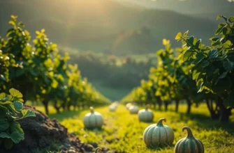 A beautiful sunlit orchard with vibrant organic produce illustrating the importance of proper food management.