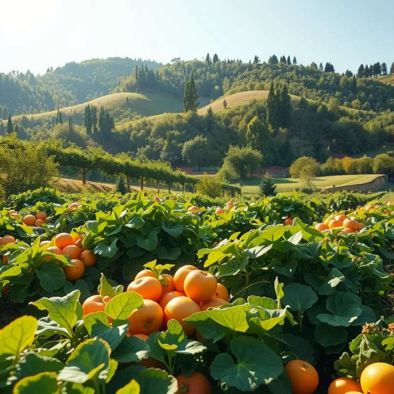 A sunlit field showcasing the lush greenery where wheatgrass thrives.