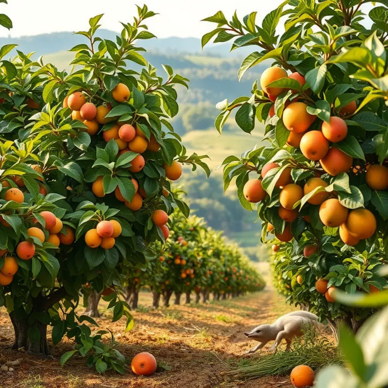 A vibrant field overflowing with fresh produce, showcasing the beauty of organic farming.