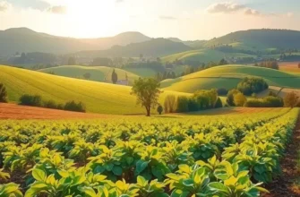 A vibrant field filled with fresh organic fruits and vegetables, symbolizing healthy dietary choices.