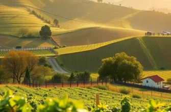 A lush, sunlit field featuring an abundance of healthy vegetables and fruits.