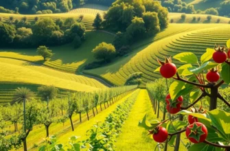 A sunny field with abundant fresh produce, symbolizing nutritious meal preparation and planning.