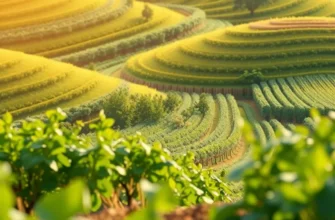 Lush organic vegetable garden in a sunlit field