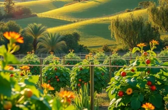 A lush and vibrant field of organic produce highlighting the theme of healthy dinners.