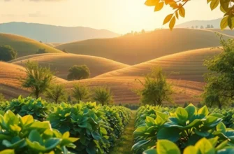 A vibrant field filled with fresh organic produce, illustrating the essence of healthy eating.