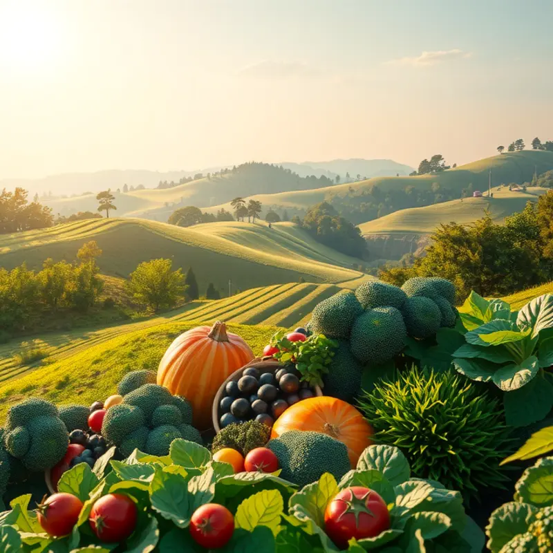 A serene landscape representing the foundational principles of anti-inflammatory nutrition.