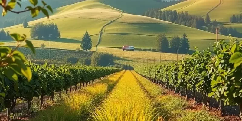 A lush landscape filled with vibrant vegetables growing naturally under sunlight.