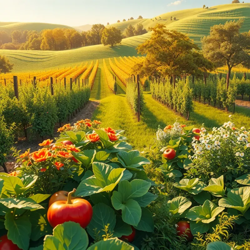 A vibrant orchard showcasing nature’s bounty.