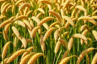 A beautiful field filled with grains and fruits, symbolizing freshness and natural ingredients.