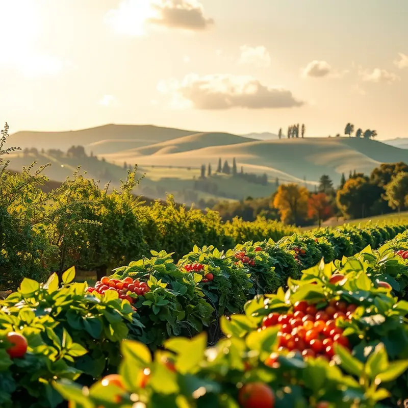 A scenic landscape illustrating the abundance of nature’s nutrition.