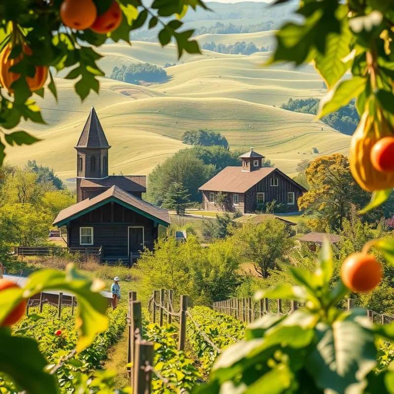 A field showcasing vibrant, fresh produce, reflecting the essence of healthy eating.