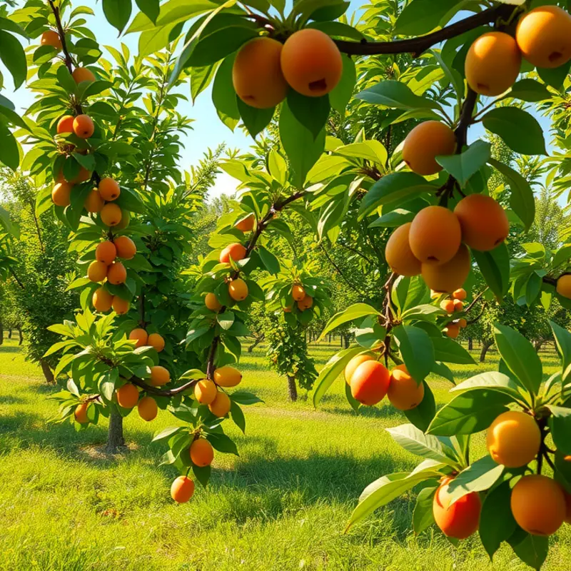 A vibrant orchard illustrating the natural beauty of nutrient-rich foods.