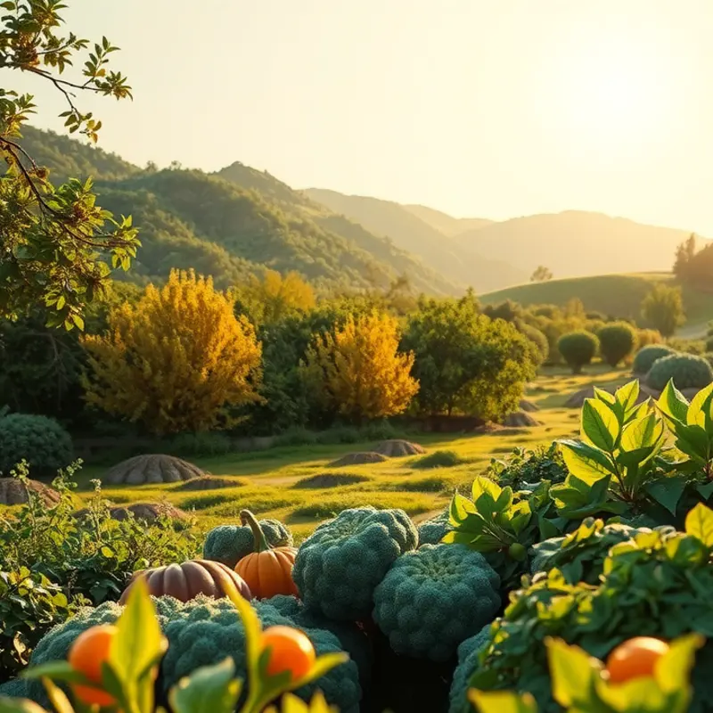 A vibrant orchard representing the nourishing world of natural foods.