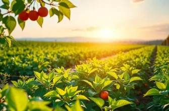 A picturesque sunlit field showcasing vibrant fruits and vegetables, representing fresh and nutritious meal ideas.
