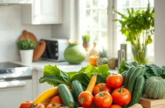 A picturesque field filled with vibrant organic produce under the warm sunlight, embodying a connection with nature.