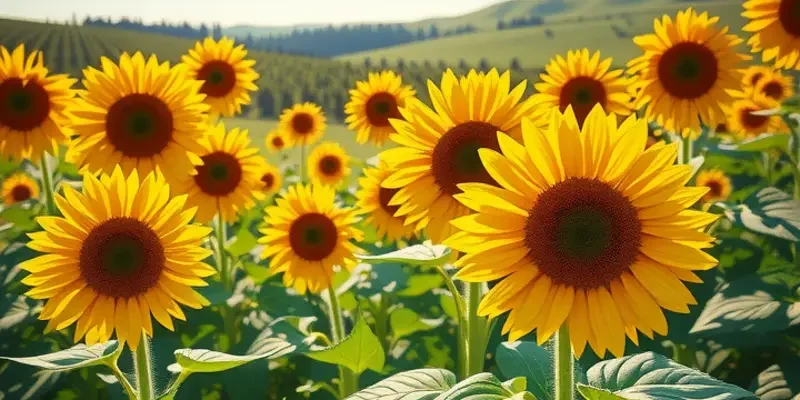 A vibrant landscape showcasing organic produce, symbolizing healthy nutrition.