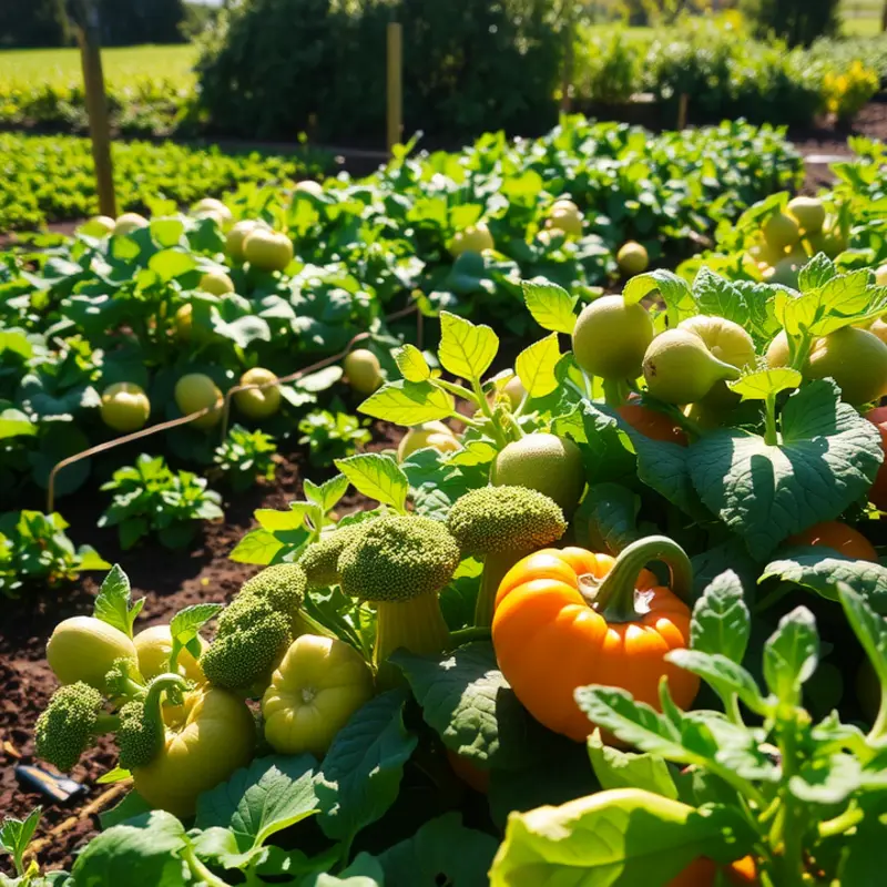 A vibrant orchard emphasizing the freshness of organic produce.