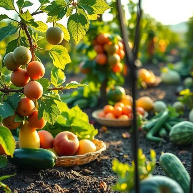A vibrant sunlit field illustrating the abundance of organic Harvest.