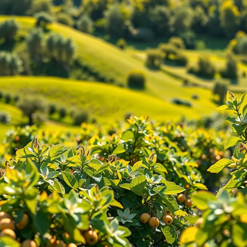 A sunlit field showcasing vibrant produce, symbolizing the beauty of nutritious choices.