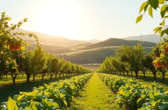A sunny grove showcasing healthy produce, highlighting the importance of fresh ingredients.