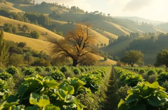 A vibrant garden filled with fresh produce under sunlight, embodying healthy nutrition.