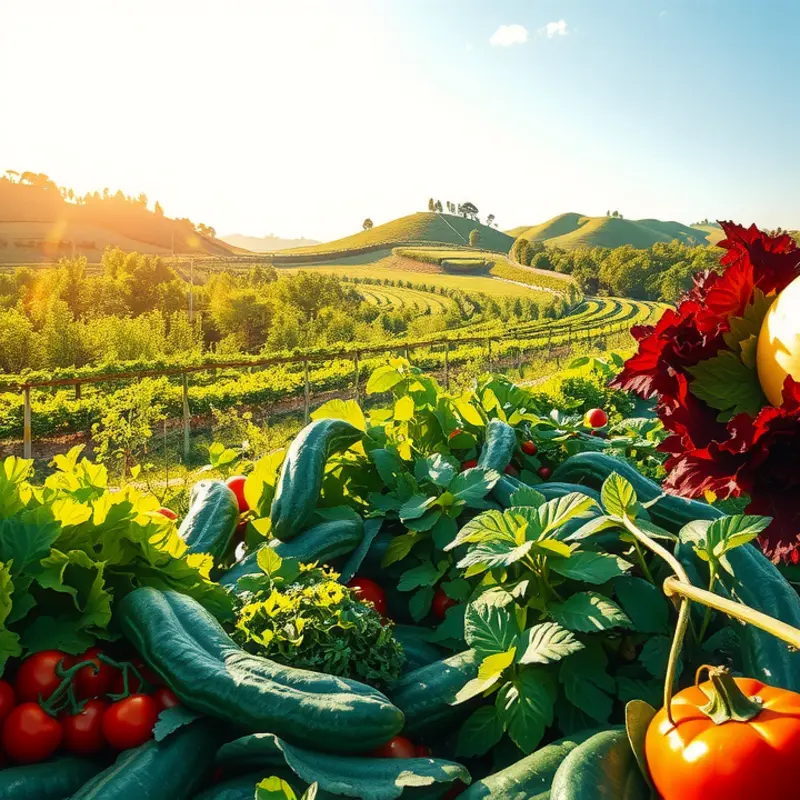 A vibrant sunlit orchard representing the abundance of nature’s produce.