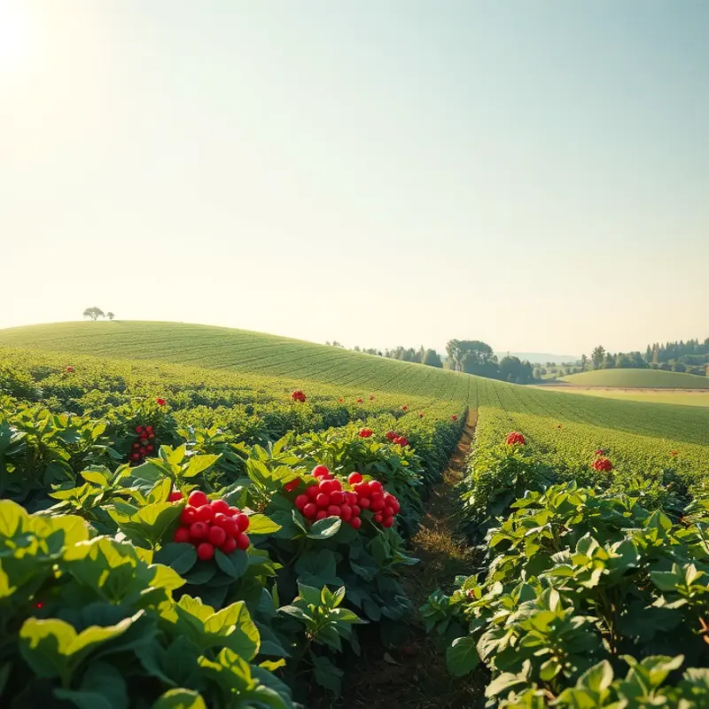 A sunlit orchard representing the fresh and organic elements of the TLC Diet.