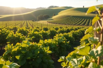 A vibrant organic landscape illustrating the connection between nature and nutrition.
