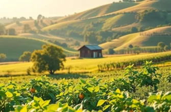 A flourishing field showcasing fresh zucchini plants, symbolizing organic and healthy nutrition.