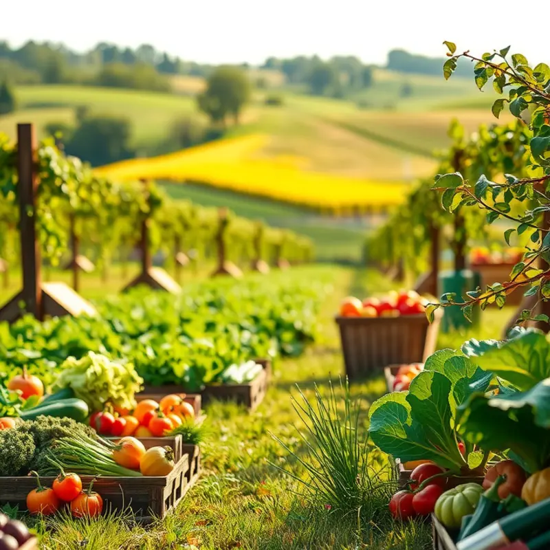 Nutrient-rich zucchini growing naturally in a vibrant field.