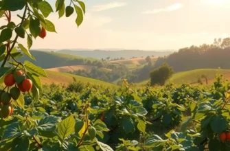 A beautiful field with abundant fresh produce, representing healthy nutrition.