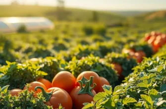 An organic landscape filled with greenery representing healthy nutrition.