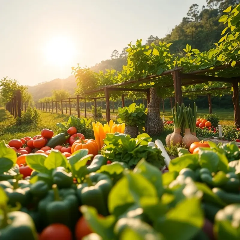 A vibrant orchard showcasing the connection between nature and healthy nutrition.